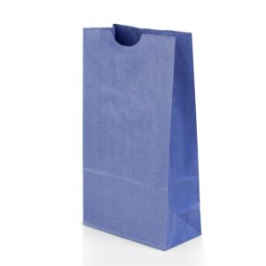 blue kraft paper bags