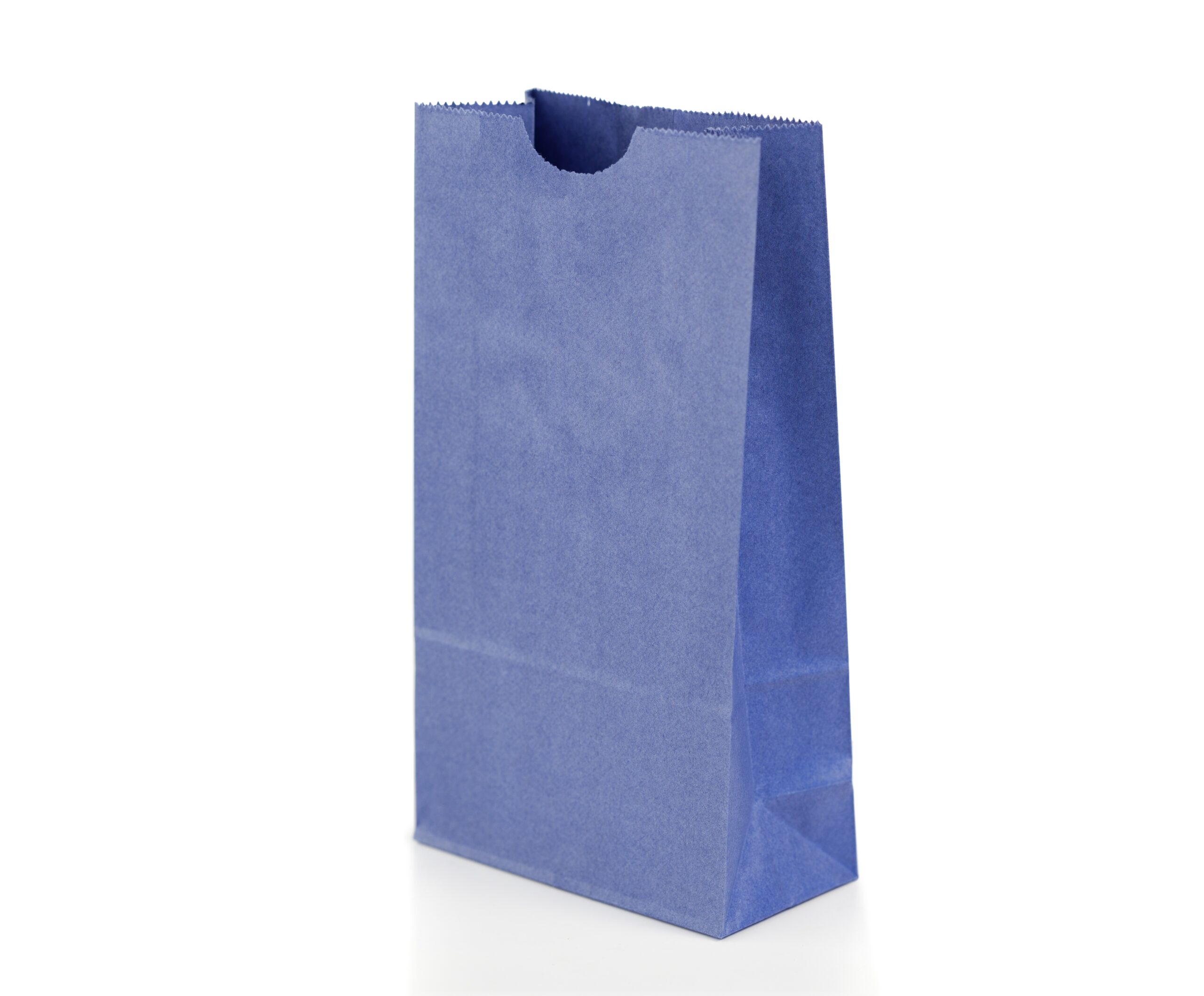 blue kraft paper bags