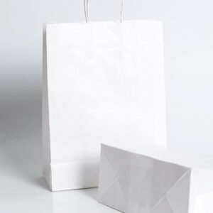 white kraft paper bags